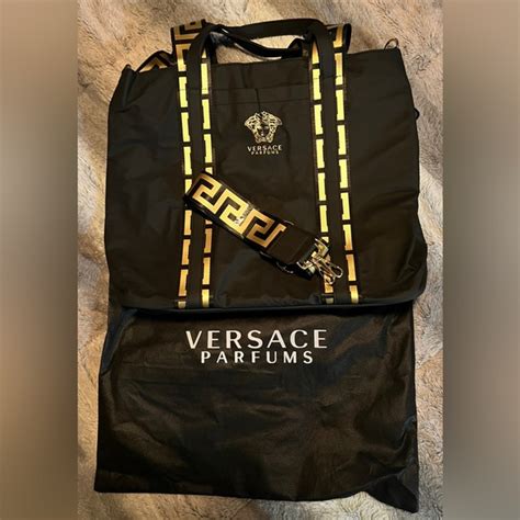 is versace parfums bag real|versace parfums bag cost.